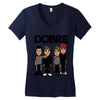dobre twins dobre brother Women's V-Neck T-Shirt