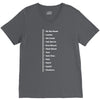 Beard Growth Scale V-Neck Tee