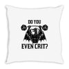 ancient swole'd dragon (black) Throw Pillow