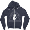 Triangle Zipper Hoodie