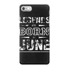 legends are born in june birthday vintag iPhone 7 Case