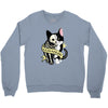 schrodinger cat tattoo Crewneck Sweatshirt