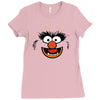 animal face Ladies Fitted T-Shirt