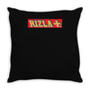 red rizla, ideal gift or birthday present Throw Pillow