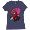 lil big mouth Ladies Fitted T-Shirt