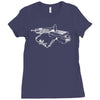 miles wah wah Ladies Fitted T-Shirt
