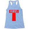 t virus gorillaz Racerback Tank