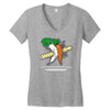 makanko salad!!! Women's V-Neck T-Shirt