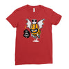 monster i will bee bat Ladies Fitted T-Shirt