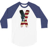 jake paul x american flag 3/4 Sleeve Shirt