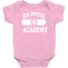 gilmour academy   as worn by dave   pink floyd   mens music Baby Bodysuit