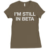 i'm still in beta Ladies Fitted T-Shirt