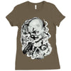 clown gun Ladies Fitted T-Shirt