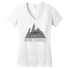 Nerd Mount Cleverest Women's V-Neck T-Shirt