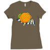 orange juice Ladies Fitted T-Shirt