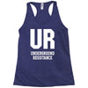 underground resistence Racerback Tank