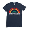 Ganster ish Ladies Fitted T-Shirt