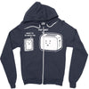 pop tart Zipper Hoodie
