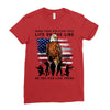 Honor Those Who Place Their Life On The Line Ladies Fitted T-Shirt
