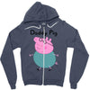 daddy pig Zipper Hoodie