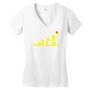 evolution lego basketball sports funny Women's V-Neck T-Shirt