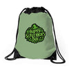 happy st. patrick's day Drawstring Bags