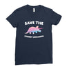 Save The Chubby Unicorns Ladies Fitted T-Shirt