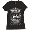 Vintage Aged To Perfection 1982 Ladies Fitted T-Shirt