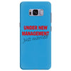 under new management just married mens black wedding present husband t Samsung Galaxy S8 Plus