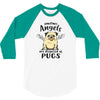 angel pug [converted] 3/4 Sleeve Shirt