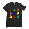 color ful Ladies Fitted T-Shirt