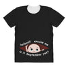 September Peeking Out Baby Boy All Over Women's T-shirt