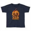 mad halloween pumpkin Toddler T-shirt