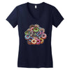 donut hungry Women's V-Neck T-Shirt