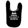 fishing funny Baby Bibs