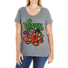 vegan for life Ladies Curvy T-Shirt