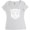 autobots printed Women's Triblend Scoop T-shirt