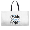 Daddy is my Hero Baby Boy Weekender Totes
