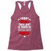 sorry girls this guy is taken by super sexy nurse Racerback Tank