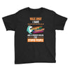 walk away i have anger issues and a serious dislike for stupid people Youth Tee