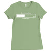 brain loading funny gamer computer geek funny Ladies Fitted T-Shirt