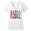 rebel girl Women's V-Neck T-Shirt