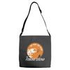 the man the myth the fishing Adjustable Strap Totes