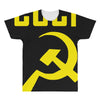 cccp hammer &amp; sickle  soviet union communist communism russia red star All Over Men's T-shirt