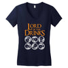 lord of drinks Women's V-Neck T-Shirt