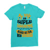My Wife Is Super Awesome Her Husband Ladies Fitted T-Shirt