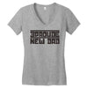 proud new dad Women's V-Neck T-Shirt
