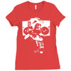 darth vader with boom box Ladies Fitted T-Shirt