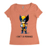 i don't do mornings Women's Triblend Scoop T-shirt