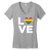 lgbt love Women's V-Neck T-Shirt